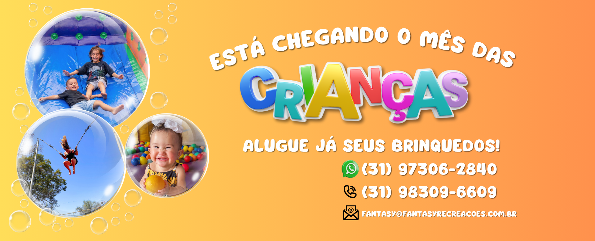 Fantasy Recrea&ccedil;&otilde;es - Aluguel de Brinquedos em Belo Horizonte